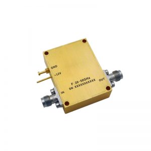Ultra Wide Band Low Noise Amplifier From 20GHz to 50GHz With a Nominal 32dB Gain NF 2.5dB 2.4mm Connectors