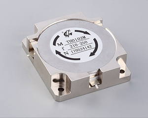 0.20 GHz to 0.40 GHz, 0.5 dB Insertion Loss, 18 dB Isolation, TAB Drop-in Series Isolator-TG0102M