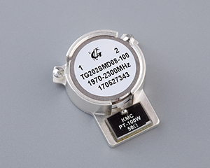 1.2 GHz to 3.8 GHz, 0.4 dB Insertion Loss, 23 dB Isolation, SMD Series Isolator-TG202SMD08-100