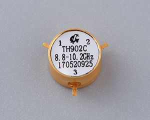 9 GHz to 11 GHz, 0.5 dB Insertion Loss, 20 dB Isolation, SMD Series Isolator-TH902C