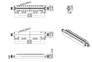 Band pass Filter From 17.3 ~ 21.2GHz OBP-19250-3900 With SMA-Female Connectors Band pass Filter From 17.3 ~ 21.2GHz OBP-19250-3900 With SMA-Female Connectors