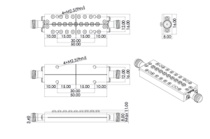 Band pass Filter From 40MHz(31680~31720MHz) OBP-31700-40 With SMA-Female Connectors Band pass Filter From 40MHz(31680~31720MHz) OBP-31700-40 With SMA-Female Connectors