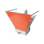 Ultra wide-band dual ridged horn antenna 0.8-8GHz