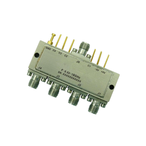 Absorptive Coaxial   SP4T Switch from 0.02GHz to 18GHz .OSA0400021800E