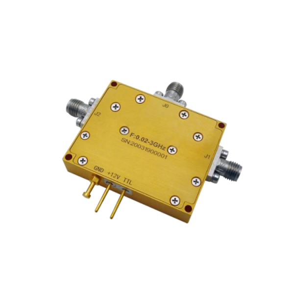 Absorptive Coaxial   SP2T Switch from 0.02GHz to 3GHz .OSR0200020300F
