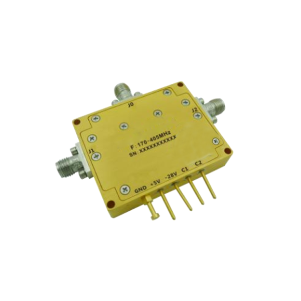 Absorptive Coaxial   SP2T Switch from 0.17GHz to 0.405GHz .OSR0200170040A