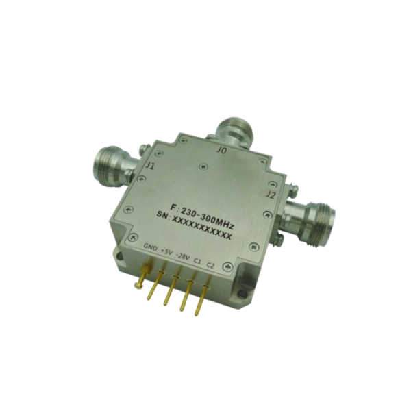Absorptive Coaxial   SP2T Switch from 0.23GHz to 0.3GHz .OSR0200230030A