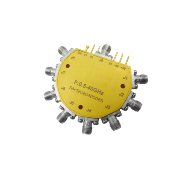 Absorptive Coaxial   SP8T Switch from 0.5GHz to 40GHz .OSA0800504000C