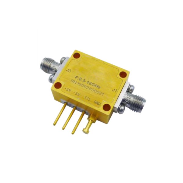 Absorptive Coaxial   SPST Switch from 0.5GHz to 18GHz .OSA0100501800B
