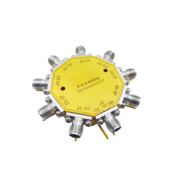 Absorptive Coaxial   SP8T Switch from 0.5GHz to 40GHz .OSA0800504000B