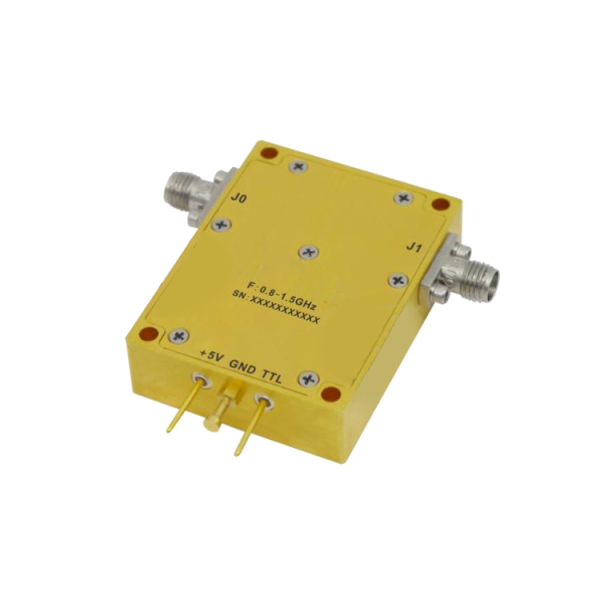 Absorptive Coaxial   SPST Switch from 0.8GHz to 1.5GHz .OSR0100800150A