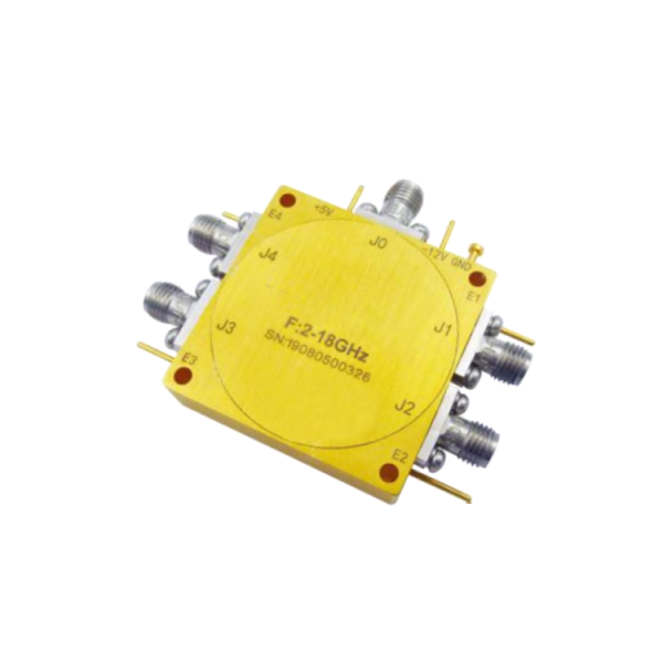 Absorptive Coaxial   SP4T Switch from 2GHz to 18GHz .OSA0402001800E