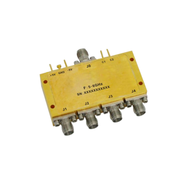 Absorptive Coaxial   SP4T Switch from 5GHz to 6GHz .OSA0405000600A
