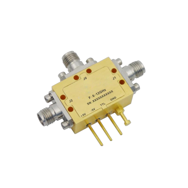 Absorptive Coaxial   SP2T Switch from 6GHz to 12GHz .OSR0206001200A