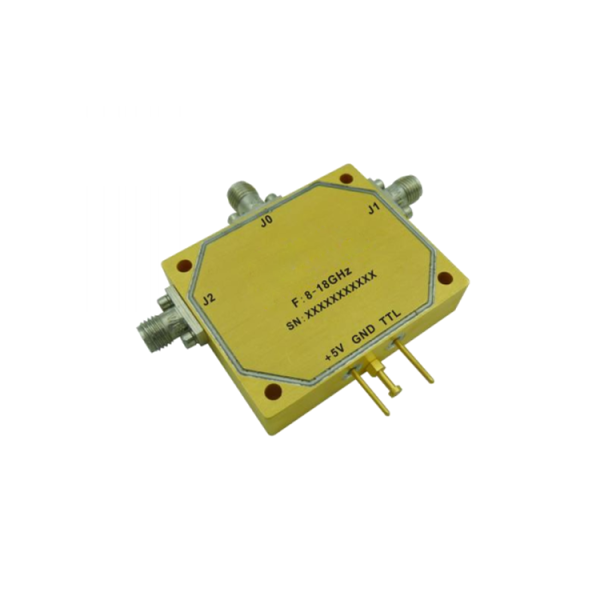 Absorptive Coaxial   SP2T Switch from 8GHz to 18GHz .OSR0208001800A