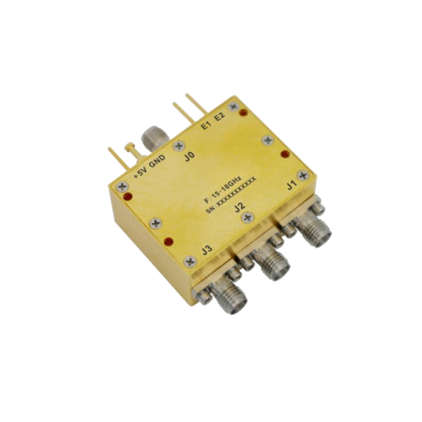 Absorptive Coaxial   SP3T Switch from 15GHz to 18GHz .OSA0315001800A-A
