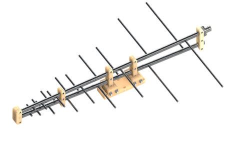 6 dBi Gain, 0.3GHz to 2GHz, Log-Periodic Antenna OLP-320