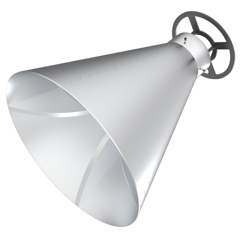 0.6 to 2GHz,11 to 18dBi Gain, Dual Polarized Horn Antenna ODPA-0620-15