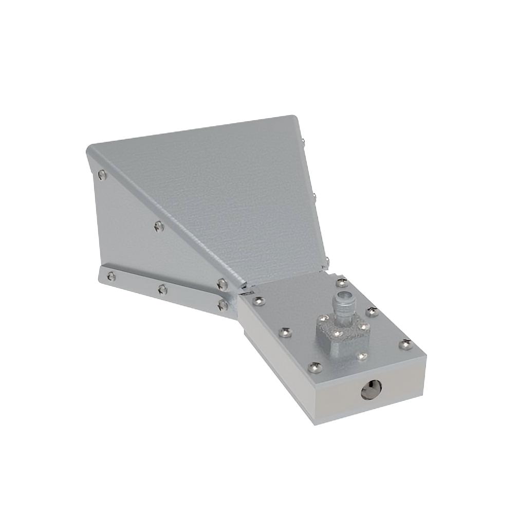 15 dBi Gain, 8.2 GHz to 12.5 GHz, WR-90 Waveguide Lite Standard Gain Horn Antenna