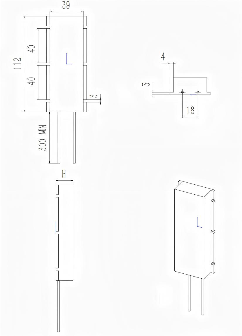 80 V / 33000 uF CAK36M High-Temperature (150degC) High-Energy Hybrid Tantalum Capacitor-Outline