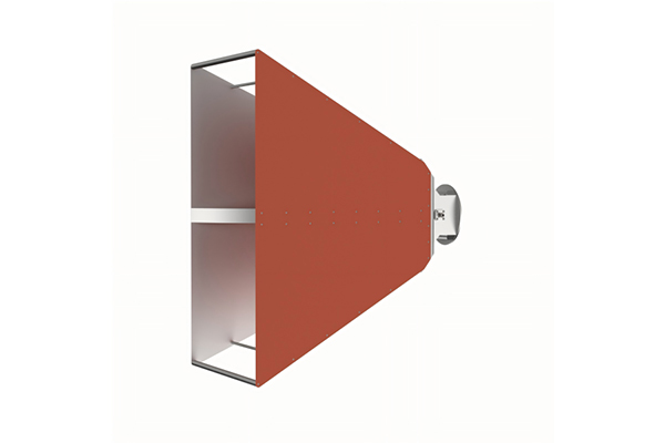 Ultra wide-band dual ridged horn antenna 0.2-3GHz