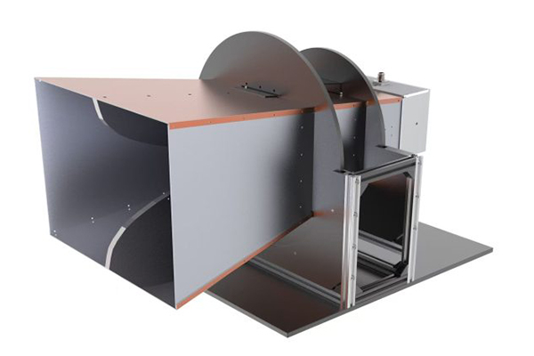 Ultra wide-band dual ridged horn antenna 0.4-6GHz