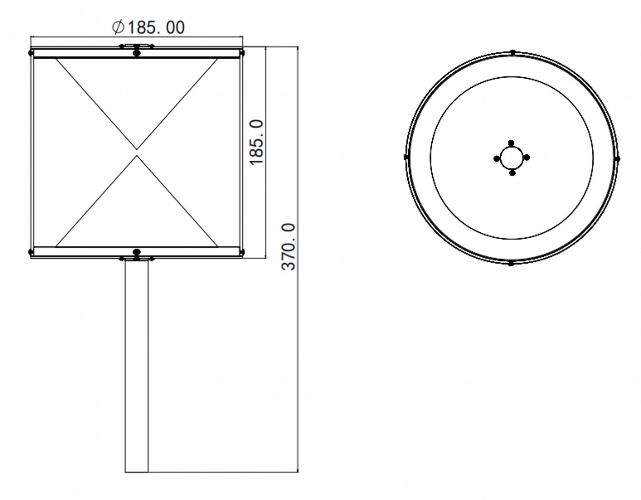 conical Antenna 400 MHz to 6000 MHz for EMI/EMC Testing