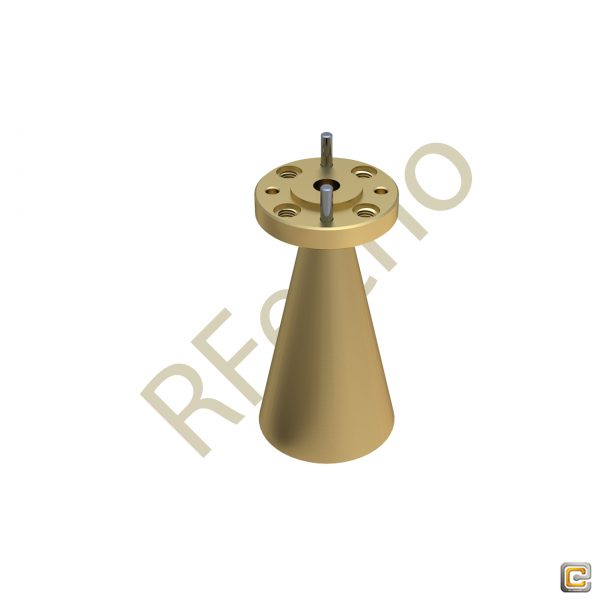 WR-141 - Circular Waveguide - V Band - Conical Horn Antenna - 20 dBi Gain