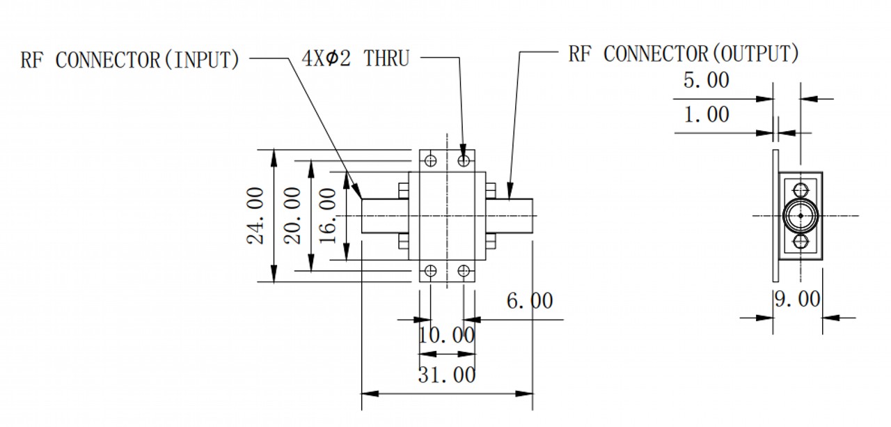 Ferrite Devices OIS-180270-15-15-SFSF-I Ferrite Devices OIS-180270-15-15-SFSF-I