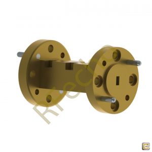 51GHz to 55GHz V Band Waveguide Bandpass Filter, RF Passive Bandpass Filter