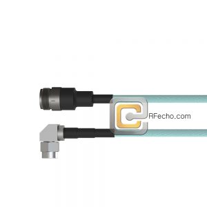 Low Loss Right Angle SMA Male to N Female Bulkhead