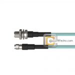 Low Loss TNC Female Bulkhead to SMA Male, 11 GHz,  LL142 Coax and RoHS