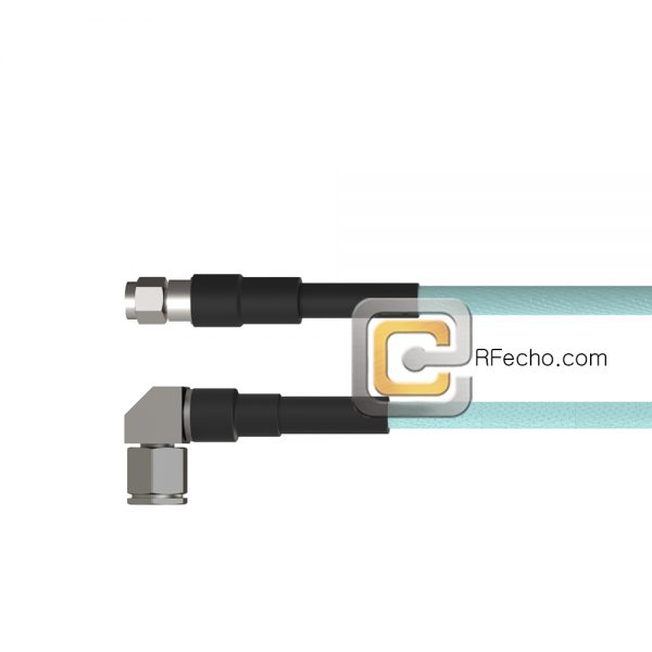 Low Loss Right Angle TNC Male to SMA Male