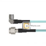 Low Loss Right Angle TNC Male to TNC Male, 11 GHz,  LL142 Coax and RoHS