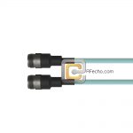 Low Loss N Female to N Female, 18 GHz,  LL335i Coax and RoHS