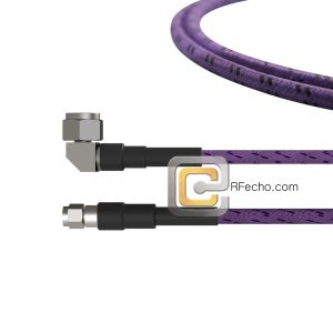 Low Loss Right Angle N Male to SMA Male