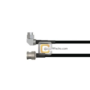 BNC Male to Right Angle SMA Male LMR-240 Coax and RoHS F047-221S0-321R0-40-N