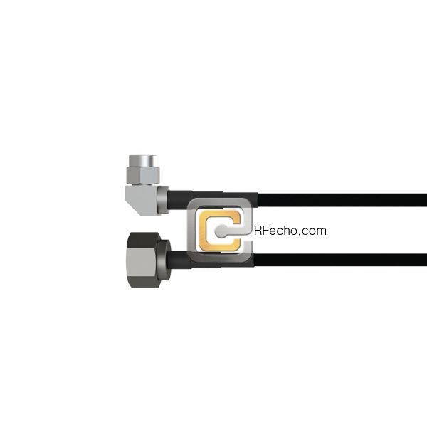 N Male to Right Angle SMA Male LMR-240 Coax and RoHS F047-291S0-321R0-58-N