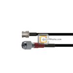 TNC Male to BNC Male LMR-240 Coax and RoHS F047-411S0-221S0-40-N