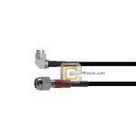 TNC Male to Right Angle SMA Male LMR-240 Coax and RoHS F047-411S0-321R0-58-N
