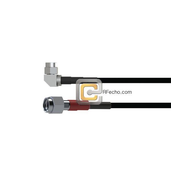 TNC Male to Right Angle SMA Male LMR-240 Coax and RoHS F047-411S0-321R0-58-N