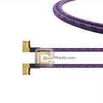 Right Angle Mini SMP Female to Right Angle Mini SMP Female, 26.5 GHz, CompositeOM-086 Coax and RoHS