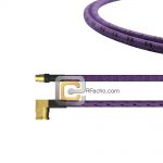 Mini SMP Female to Right Angle SMP Female, 26.5 GHz, CompositeOM-086 Coax and RoHS