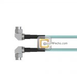 Right Angle SMA Male to Right Angle SMA Male, 26.5 GHz, CompositeOM-086 Coax and RoHS
