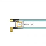 Right Angle SMP Female to SMP Female, 26.5 GHz, OM-086 Coax and RoHS