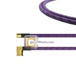 SMP Female to Right Angle SMP Female, 26.5 GHz, CompositeOM-086 Coax and RoHS