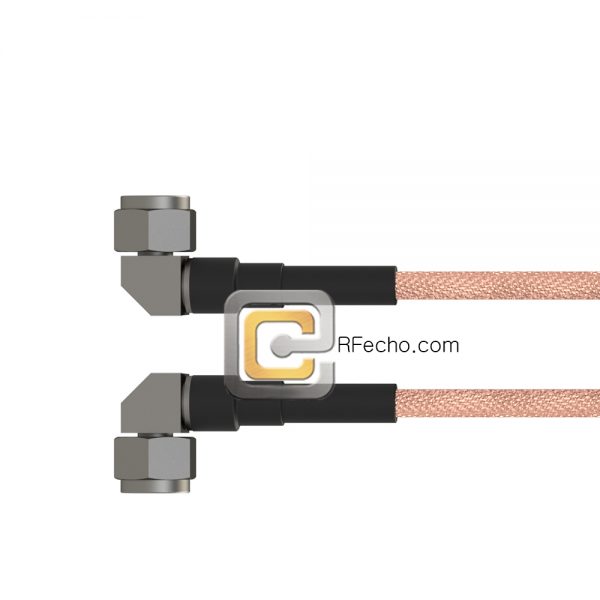 Right Angle N Male to Right Angle N Male RG-214 Coax and RoHS F063-291R0-291R0-110-N