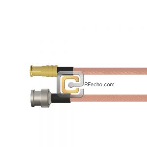 BNC Male to MCX Plug RG-316 Coax and RoHS F065-221S0-251S0-30-N