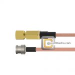 BNC Male to SSMC Plug RG-316 Coax and RoHS F065-221S0-381S0-30-N