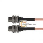 N Female Bulkhead to N Female Bulkhead RG-316 Coax and RoHS F065-290S1-290S1-30-N